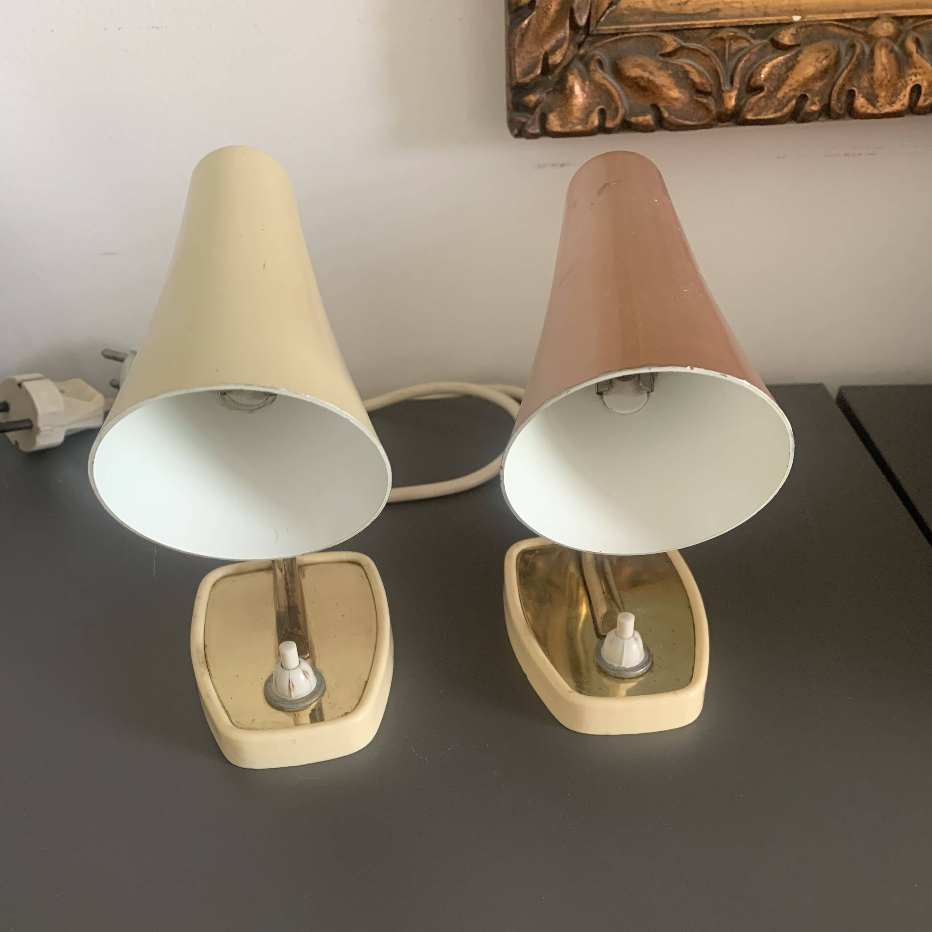 Pair of vintage lamp, 1960s