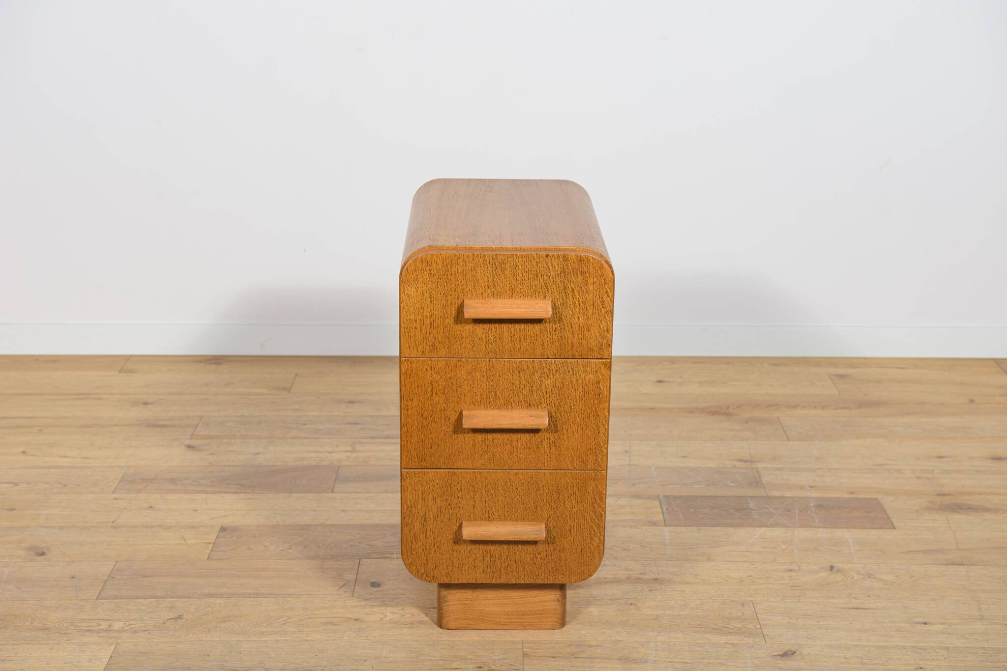 Art Deco Nightstands, Former Czechoslovakia, 1950s, Set of 2