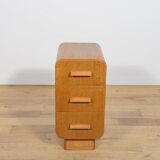 Art Deco Nightstands, Former Czechoslovakia, 1950s, Set of 2