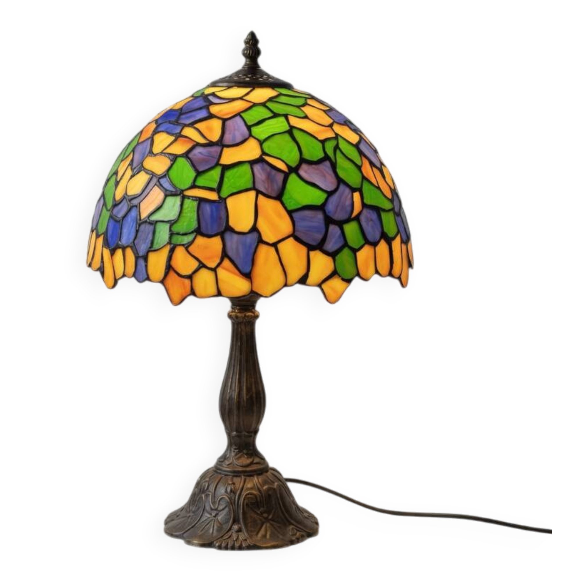 Vintage Tiffany bedside table lamp