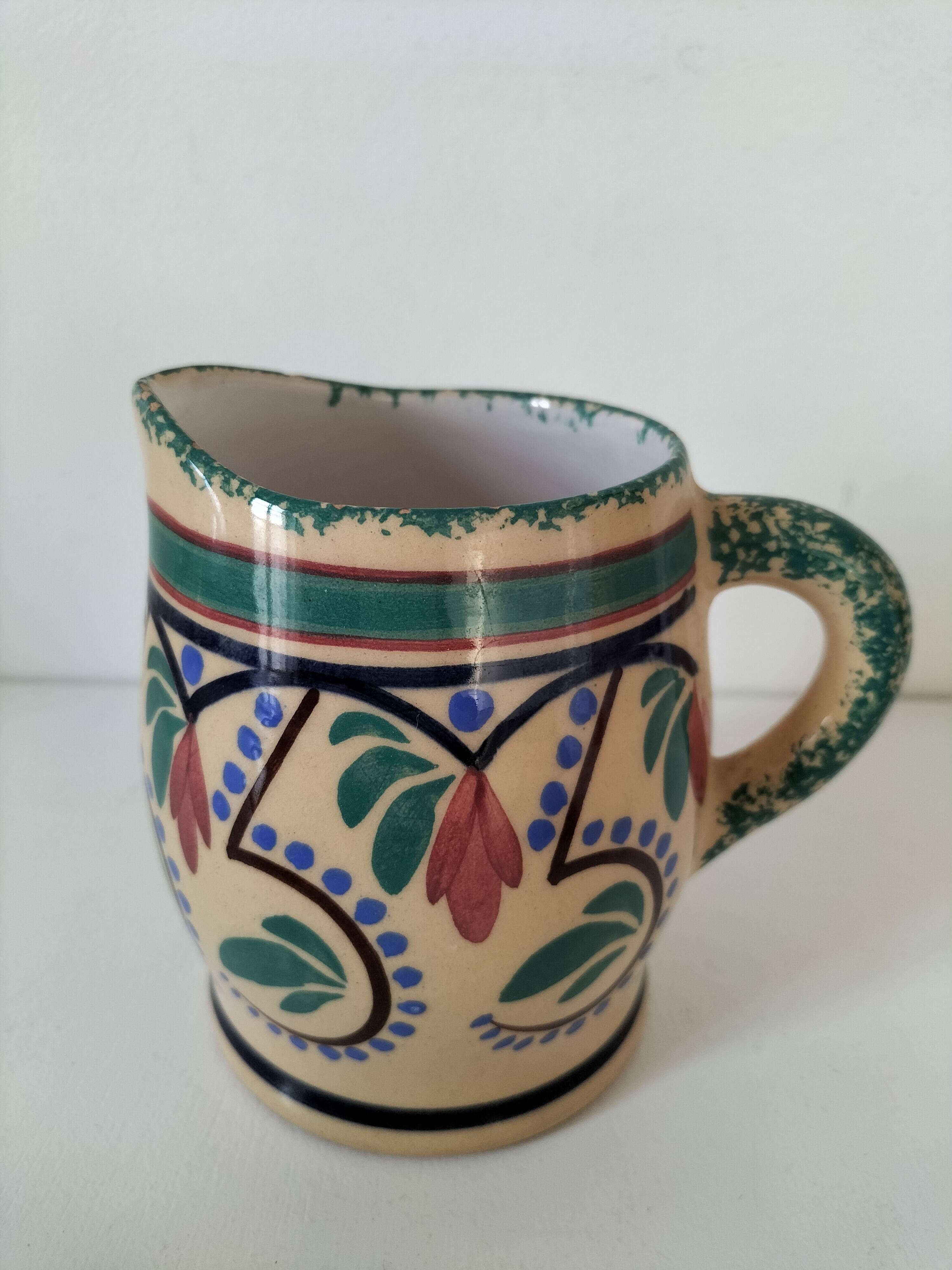 Tasses et pot à lait Keraluc Quimper