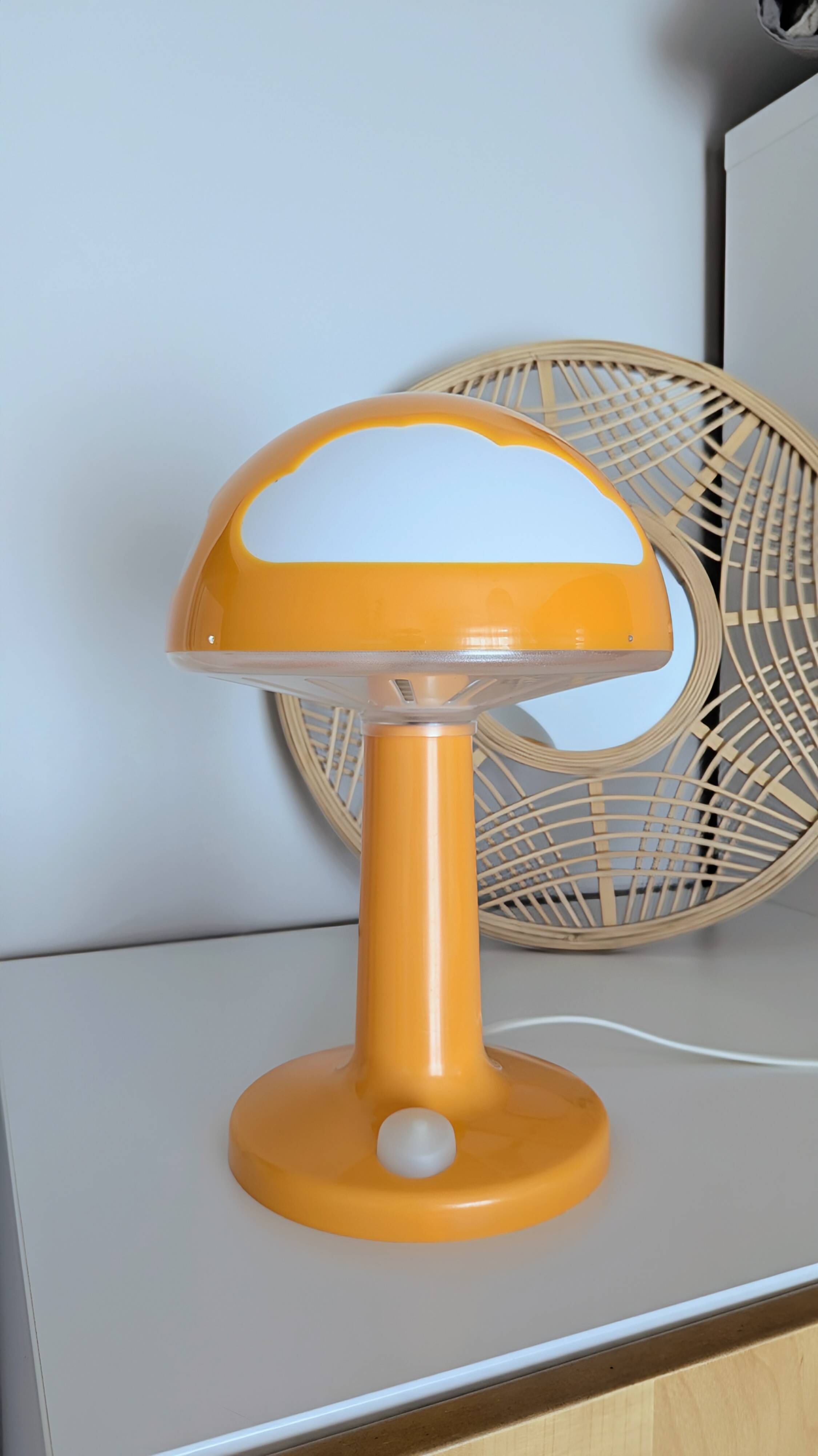 Ikea Skojig orange lamp (L-0145)
