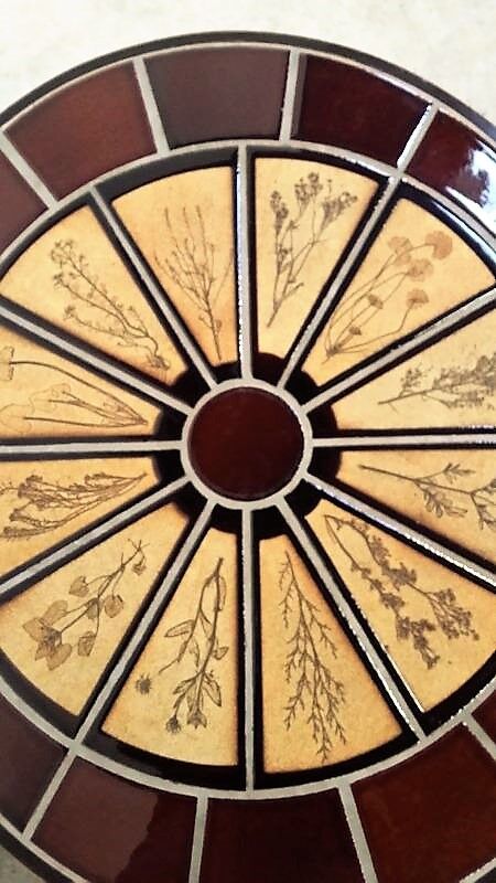 Roger Capron Vallauris - Table basse ovale 60'S