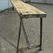 Farm old bench