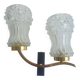 Antique gold wall light