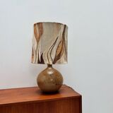 Pyrite stoneware lamp, 1970s.