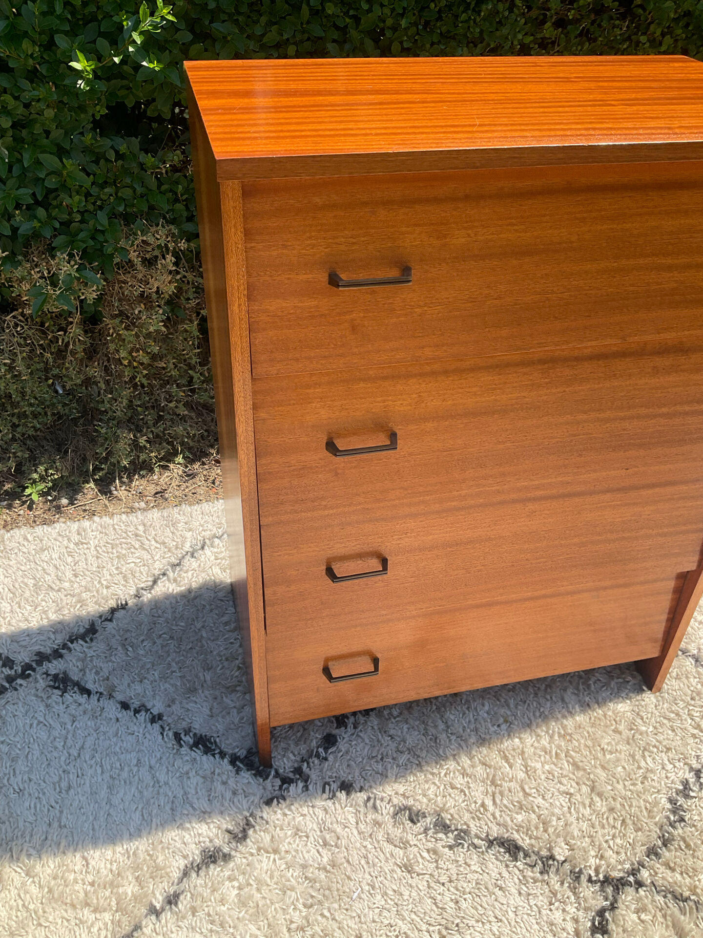 Vintage shoe cabinet from the 1970s.