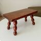 Vintage Bobbin Wood Plant Stool