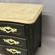 Curved Chest of Drawers in Black Lacquered Finish