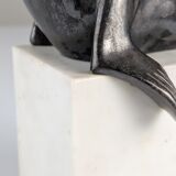 Art Deco sea lion sculpture attributed Marcel-André Bouraine, 1920s