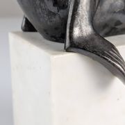Sculpture de lion de mer Art Déco attribuée à Marcel-André Bouraine, années 1920.