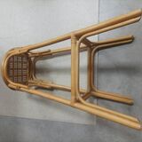 High rattan bar stool