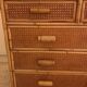 Rattan chest of drawers