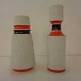Space Age Op Art Vases from Royal KPM, 1960s, Set of 2