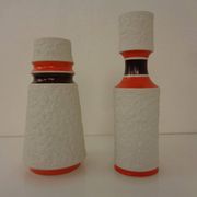 Space Age Op Art Vases from Royal KPM, 1960s, Set of 2