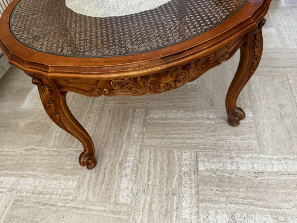 Table basse merisier massif