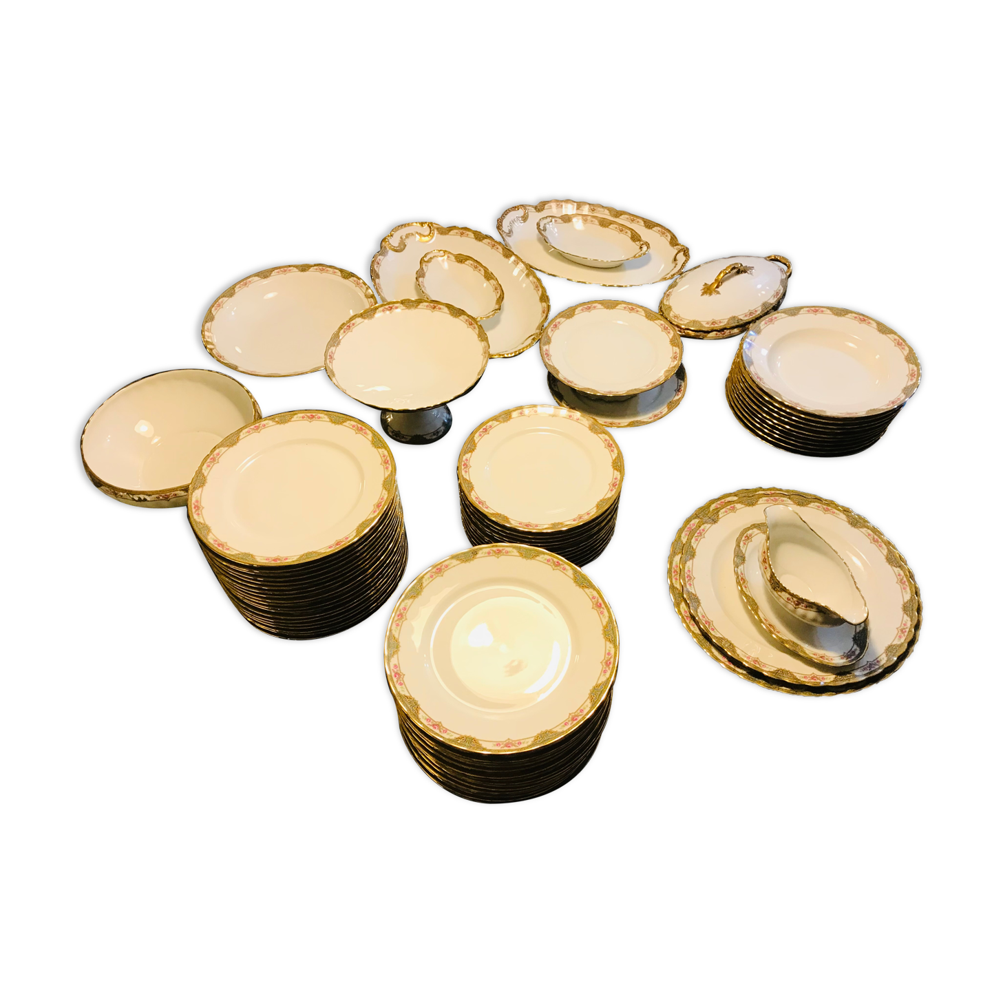 Limoges porcelain table service André François