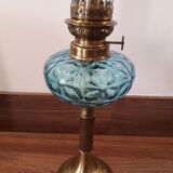 Blue kerosene lamp