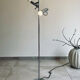 Bauhaus vintage two-light floor lamp