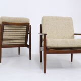 Pair of Easy Chairs by Svend Åge Eriksen for Glostrup