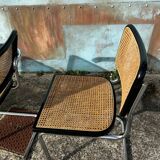 Set of 4 Cesca chairs by Marcel Breuer