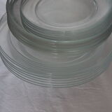 Arcoroc vintage glass plate service