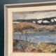Original Swedish Oil on Panel - 'Landscape with Water' by Josef Sandberg - Signed - Vintage and Framed - 54.5 × 38.5 cm