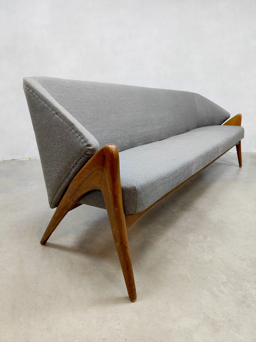 Midcentury scandinavian design lounge set sofa armchairs