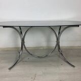 Glass steel table