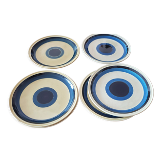 Vintage Gien Djerba plates
