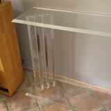 Console Cinétique Marais International. 1980. Plexiglas.