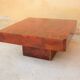 Table basse vintage en palissandre