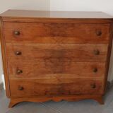Walnut chest of drawers 1950