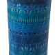 Ceramic vase Bitossi Aldo Londi blue Rimini series 1970s