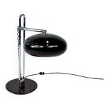 Mid Century Chrome and Brown Desk Lamp, 1960s