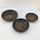 Series of three hollow plates in Jean Marais ceramic