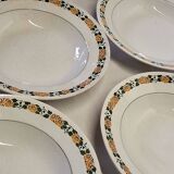 6 antique Villeroy & Boch soup plates in good condition