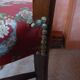 Floral fabric chair