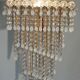 Crystal chandelier cascade, 1960s