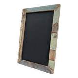 Slate - polychrome wooden blackboard