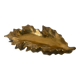Vintage solid bronze leaf pocket emptier
