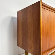 1960s Vintage Large Minimalistic Mid-Century Teak Sideboard