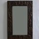 Copper relief wall mirror | Bragalini Angelo style | Italy | 1970s