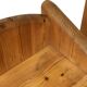 Vintage set of two pine wood bedside tables