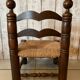 Vintage wooden chair turned, 1950s