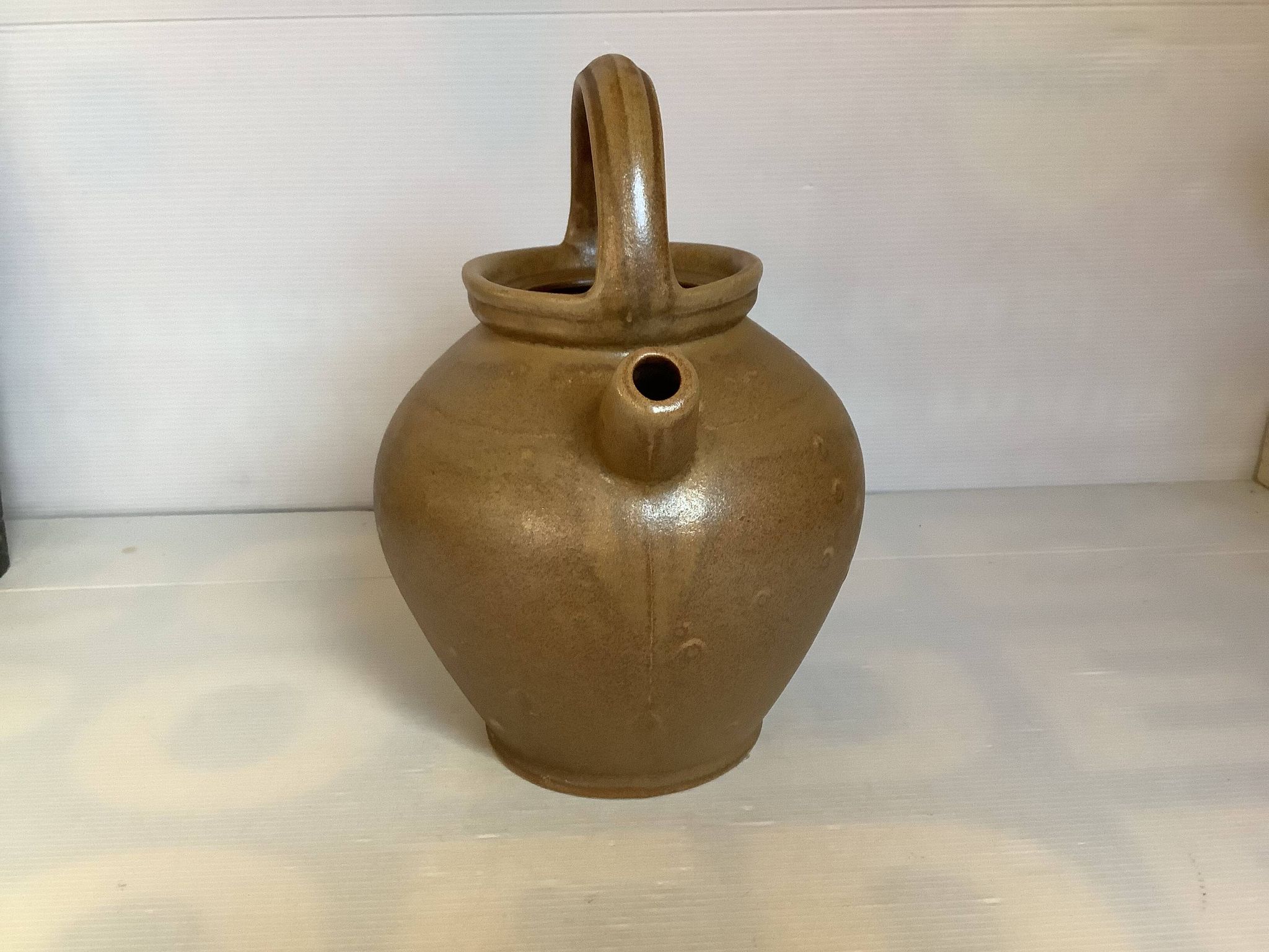 Gargoulette stoneware jug Digoin France