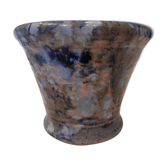 Pot cover, fawn blue and gray décor.