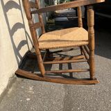 Wooden rocking chair