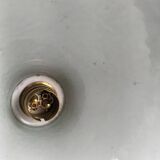 2 suspensions with enamelled sheet metal cones