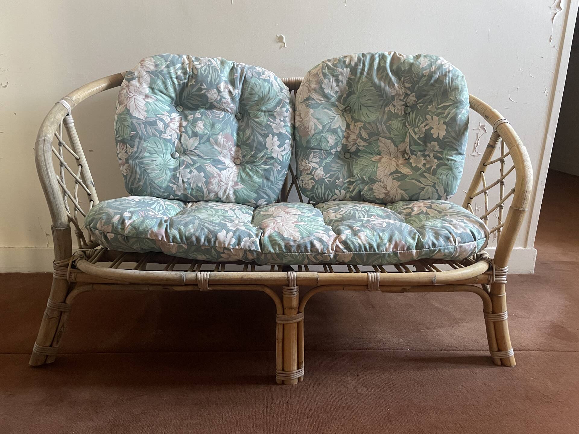 Vintage 60s/70s rattan/bamboo lounge set